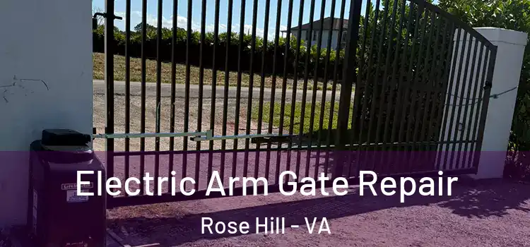  Electric Arm Gate Repair Rose Hill - VA