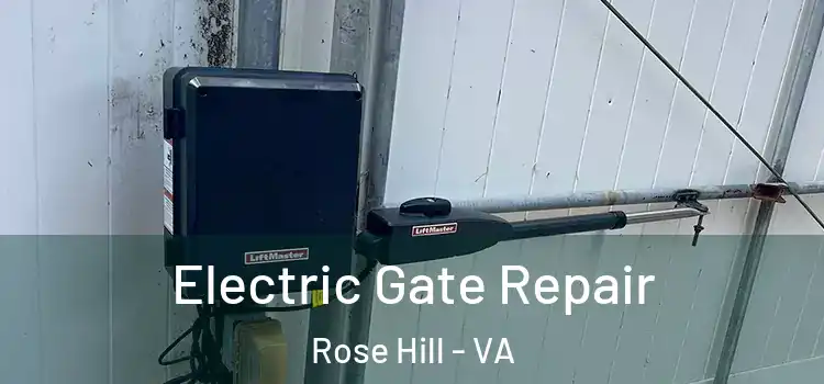 Electric Gate Repair Rose Hill - VA