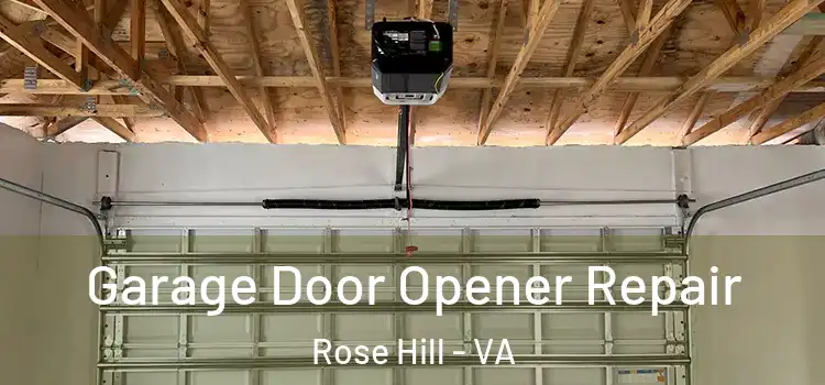 Garage Door Opener Repair Rose Hill - VA