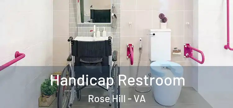 Handicap Restroom Rose Hill - VA